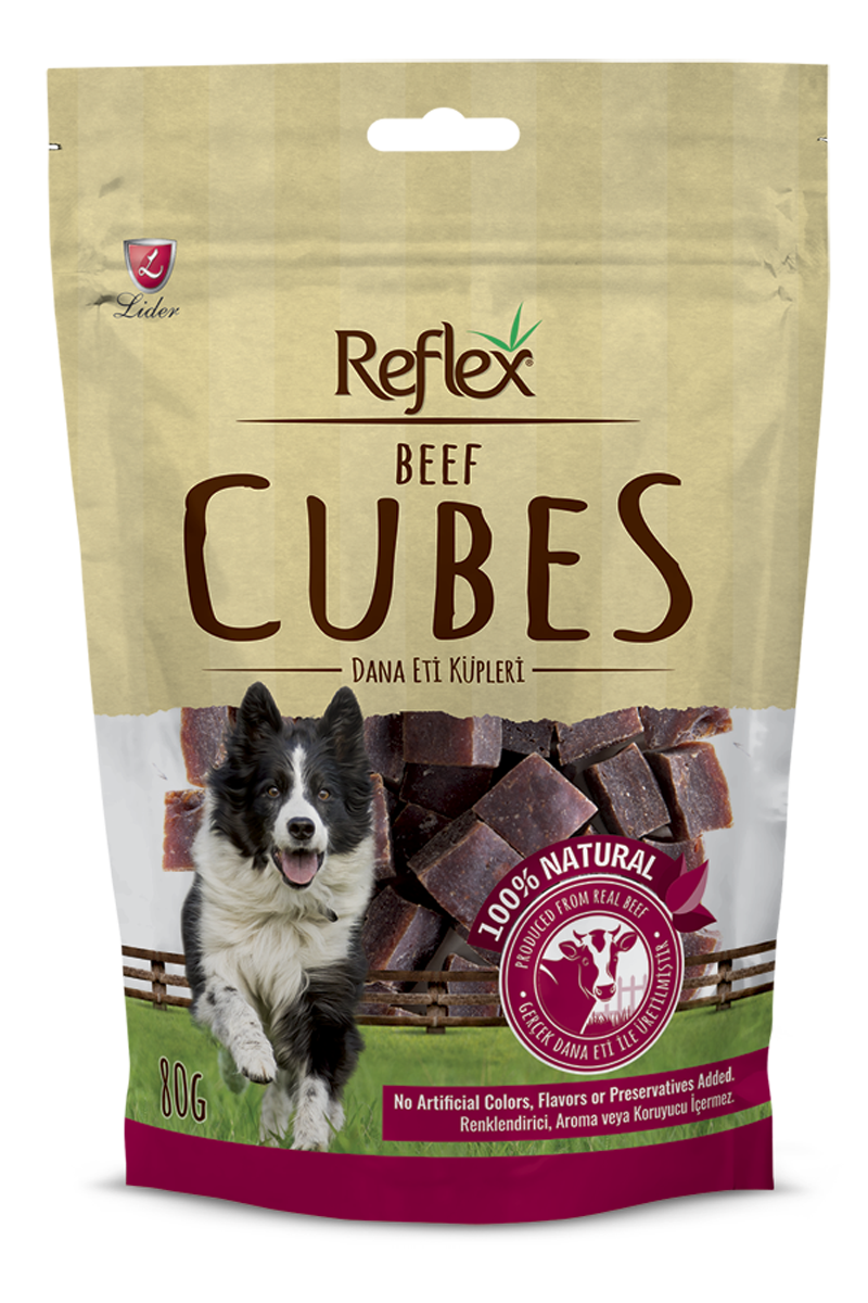 Reflex Kurutulmuş Dana Eti Küpleri