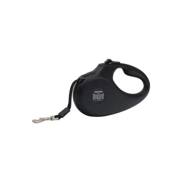 Doggie Master Serisi Otomatik Uzatma Tasması – Siyah