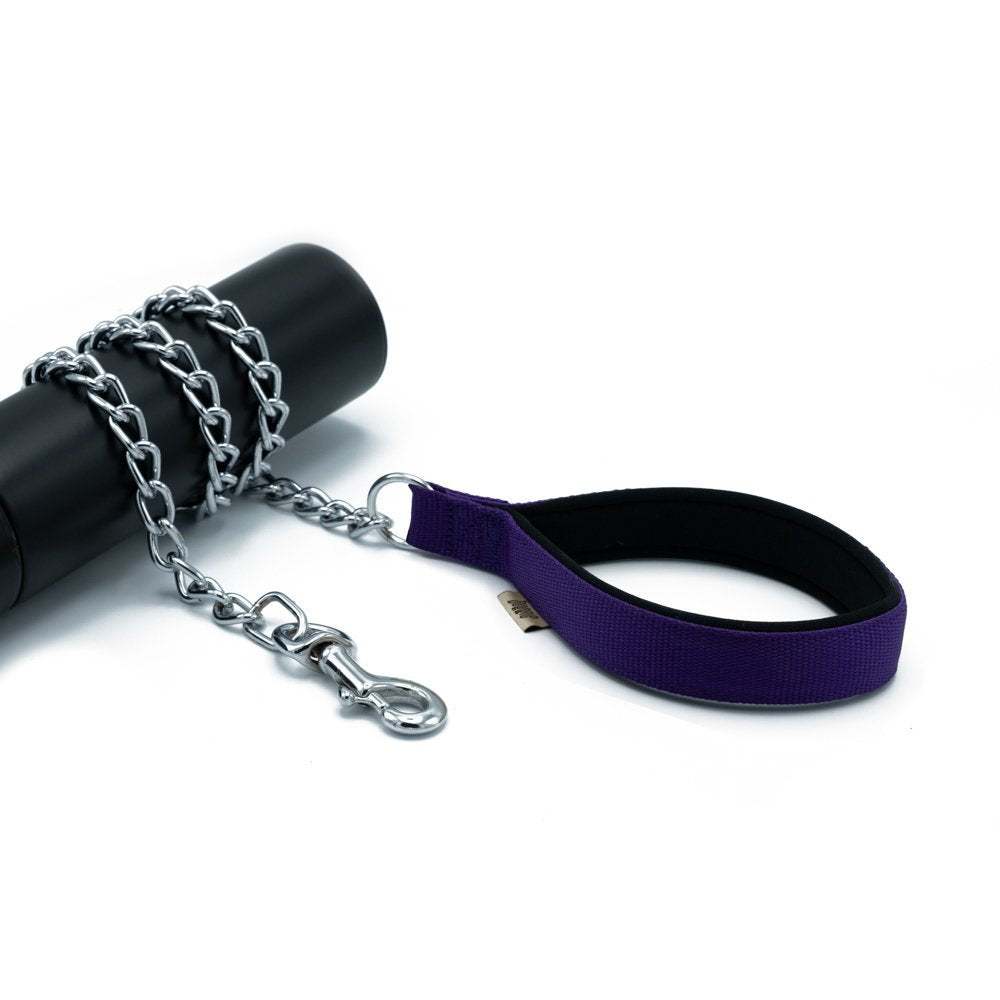 Doggie Konforlu Dokumadan El Yapımı Zincirli Köpek Gezdirme Kayışı 3,5x110cm