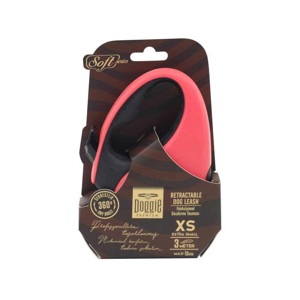 Doggie Soft Serisi Otomatik Uzatma Tasması XS-12kg-3mt