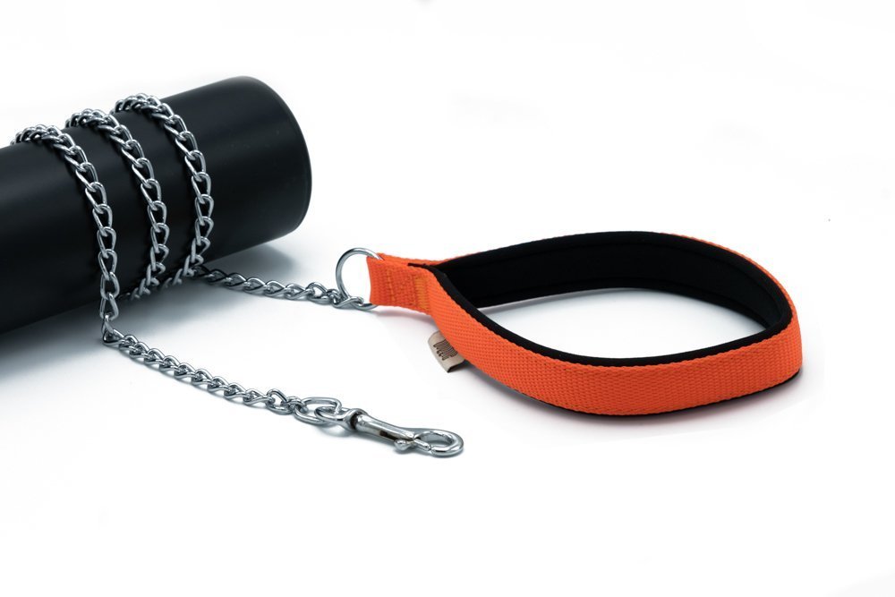 Doggie Konforlu Dokumadan El Yapımı Zincirli Köpek Gezdirme Kayışı 2x110cm