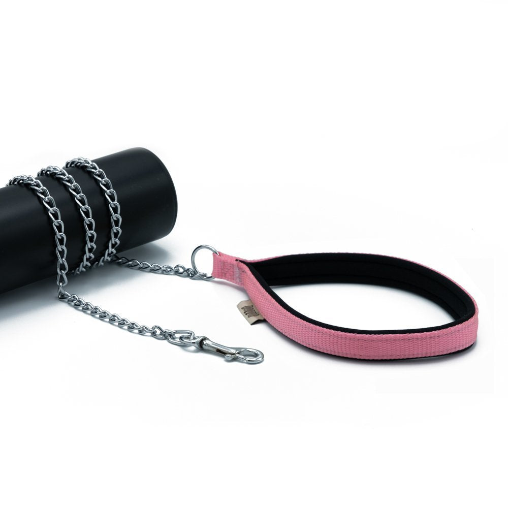 Doggie Konforlu Dokumadan El Yapımı Zincirli Köpek Gezdirme Kayışı 2x110cm