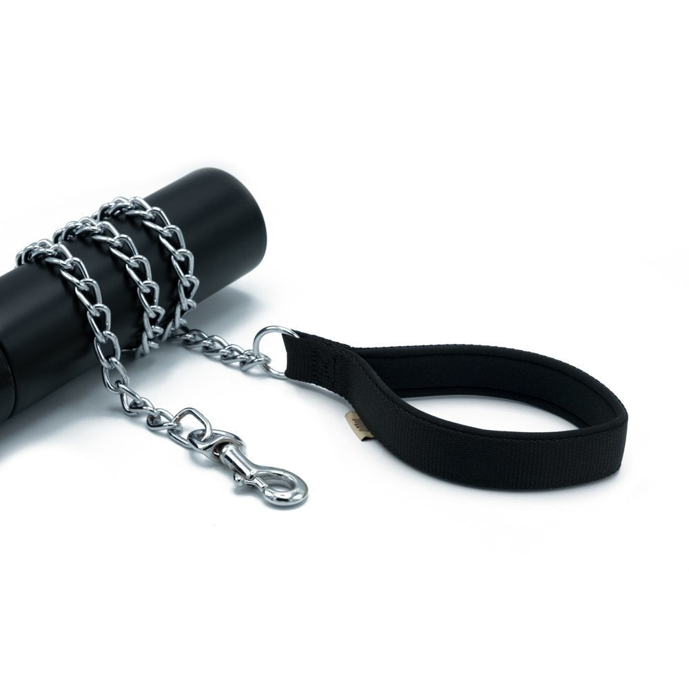 Doggie Konforlu Dokumadan El Yapımı Zincirli Köpek Gezdirme Kayışı 3,5x110cm