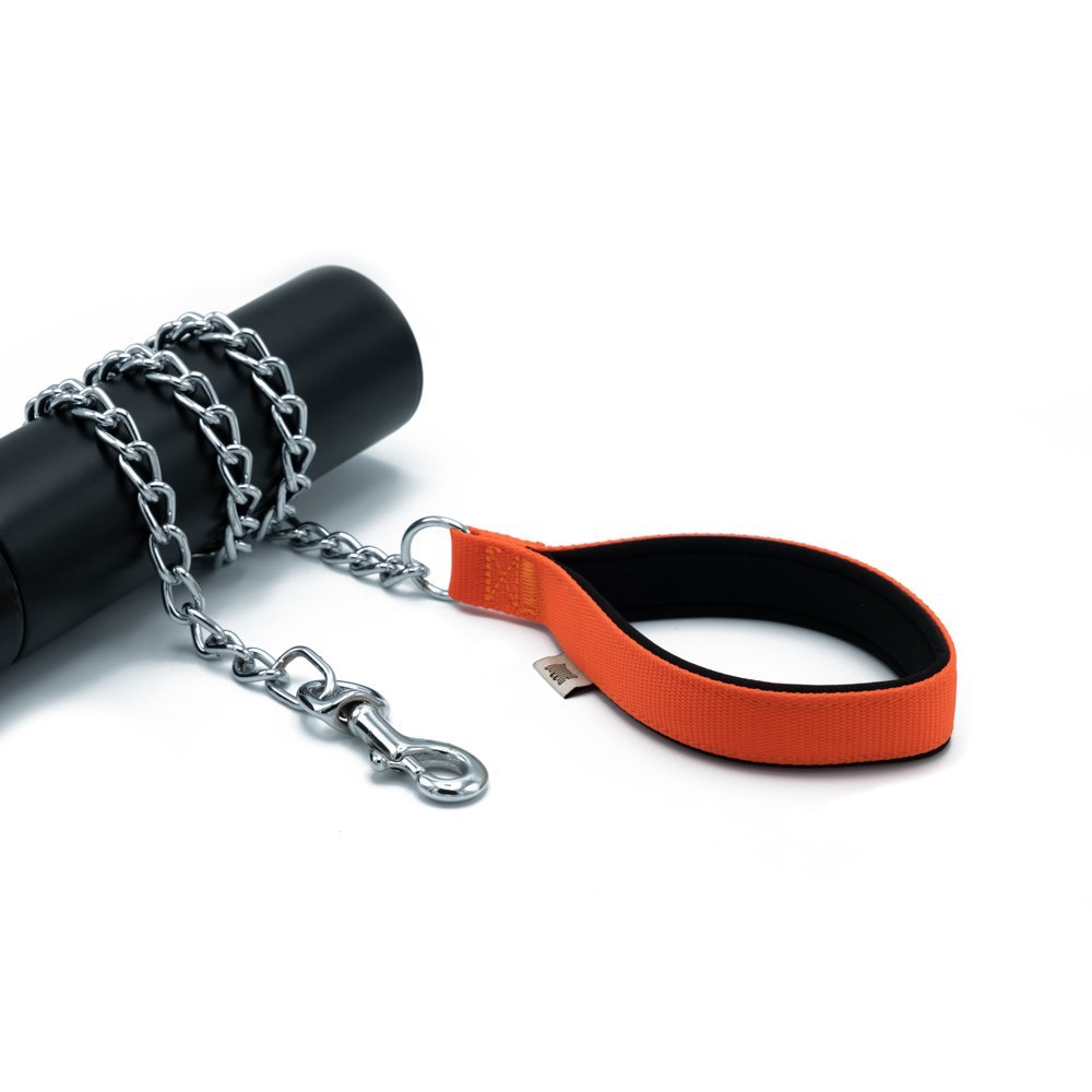 Doggie Konforlu Dokumadan El Yapımı Zincirli Köpek Gezdirme Kayışı 3x110cm