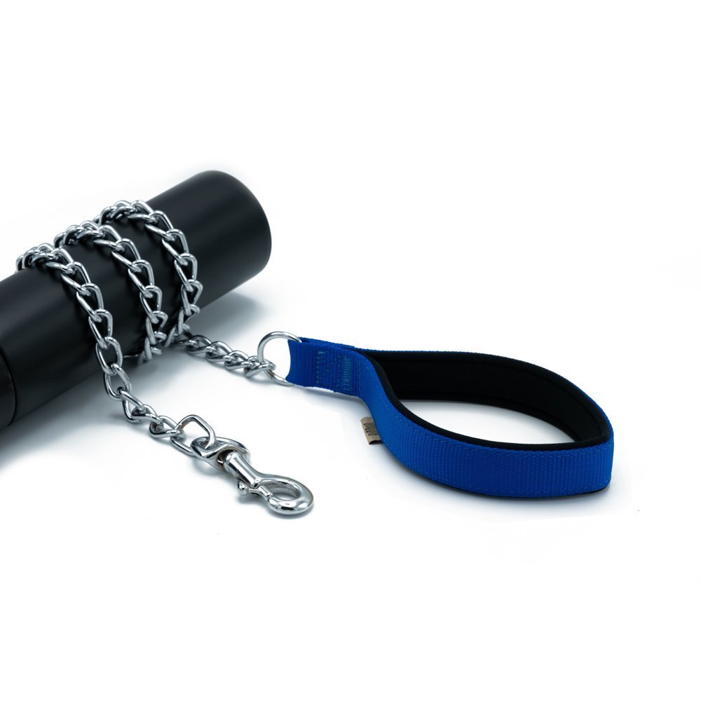 Doggie Konforlu Dokumadan El Yapımı Zincirli Köpek Gezdirme Kayışı 3,5x110cm