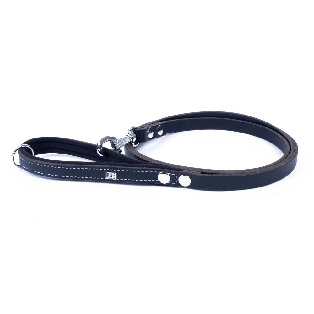 Doggie Konforlu Gerçek Deriden El Yapımı Köpek Gezdirme Kayışı 1,5x160cm