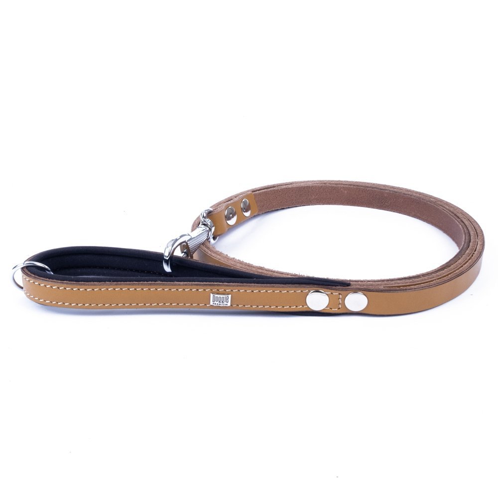 Doggie Konforlu Gerçek Deriden El Yapımı Köpek Gezdirme Kayışı 1,5x160cm