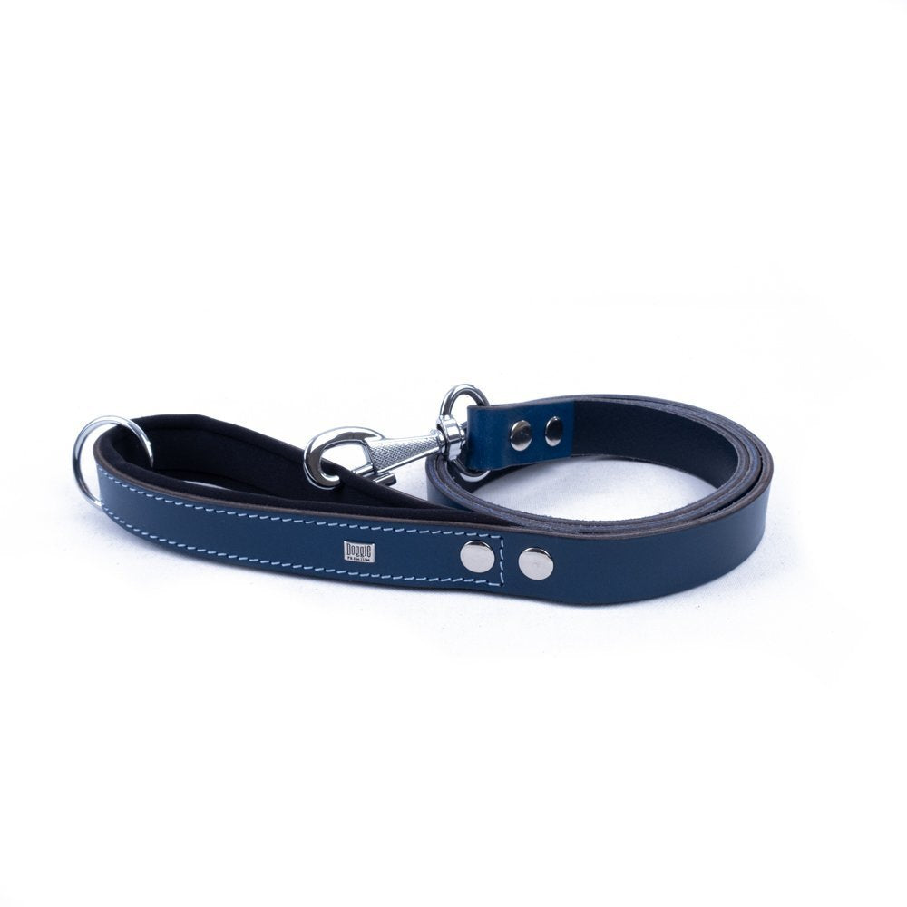 Doggie Konforlu Gerçek Deriden El Yapımı Köpek Gezdirme Kayışı 3x100cm