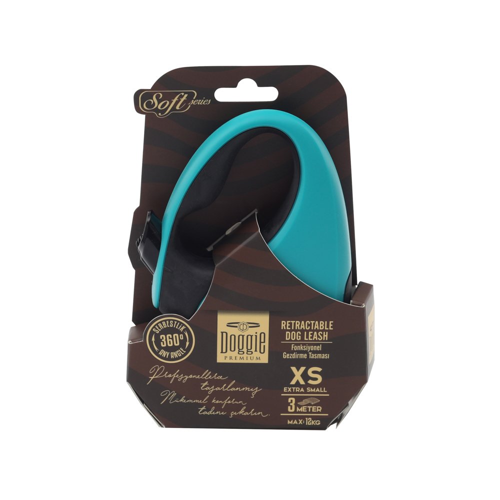 Doggie Soft Serisi Otomatik Uzatma Tasması XS-12kg-3mt