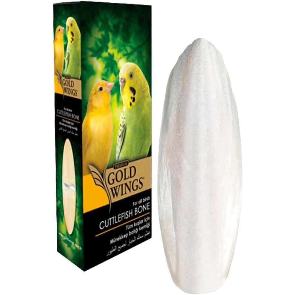 Gold Wings Mürekkep Balığı (Kalamar) Kemiği Kuş Gaga Taşı S