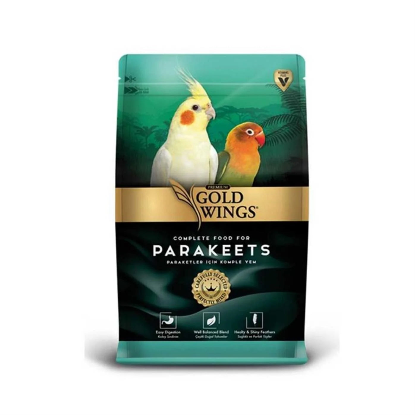 Gold Wings Parakeet Yemi 1 kg