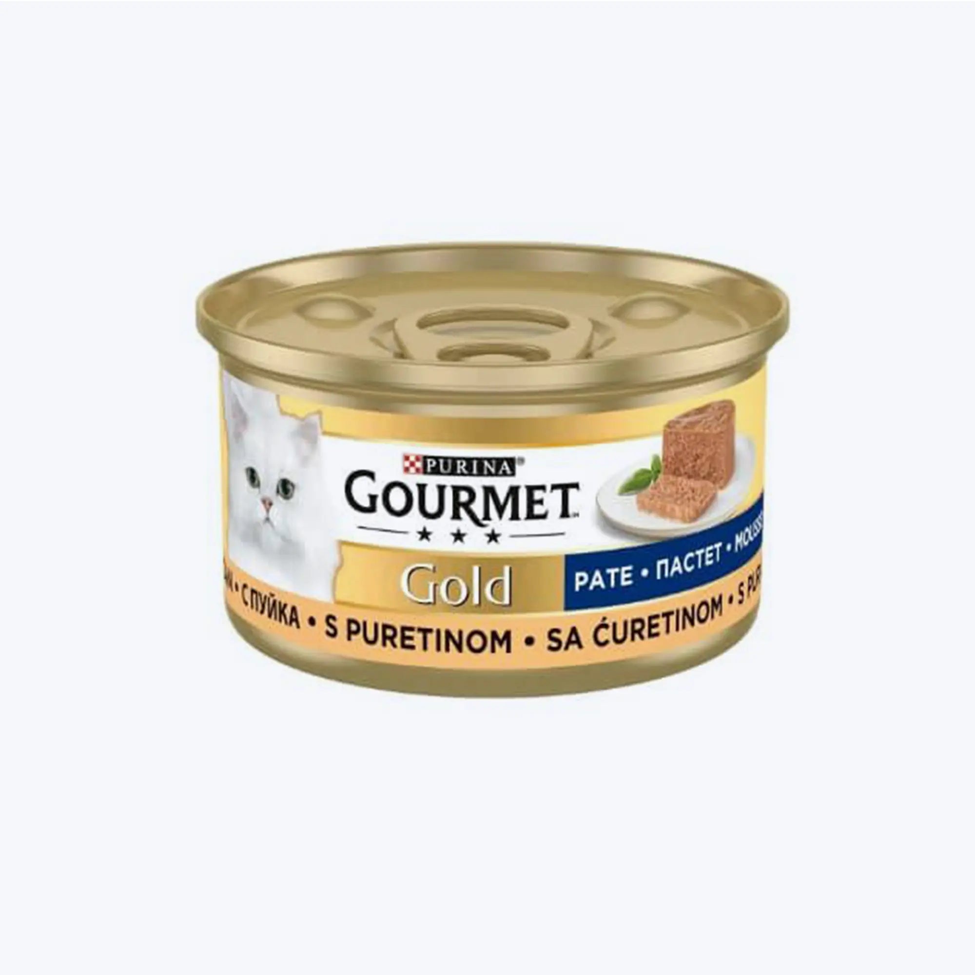 Gourmet Gold Kıyılmış Hindili Kedi Konservesi 85 Gr