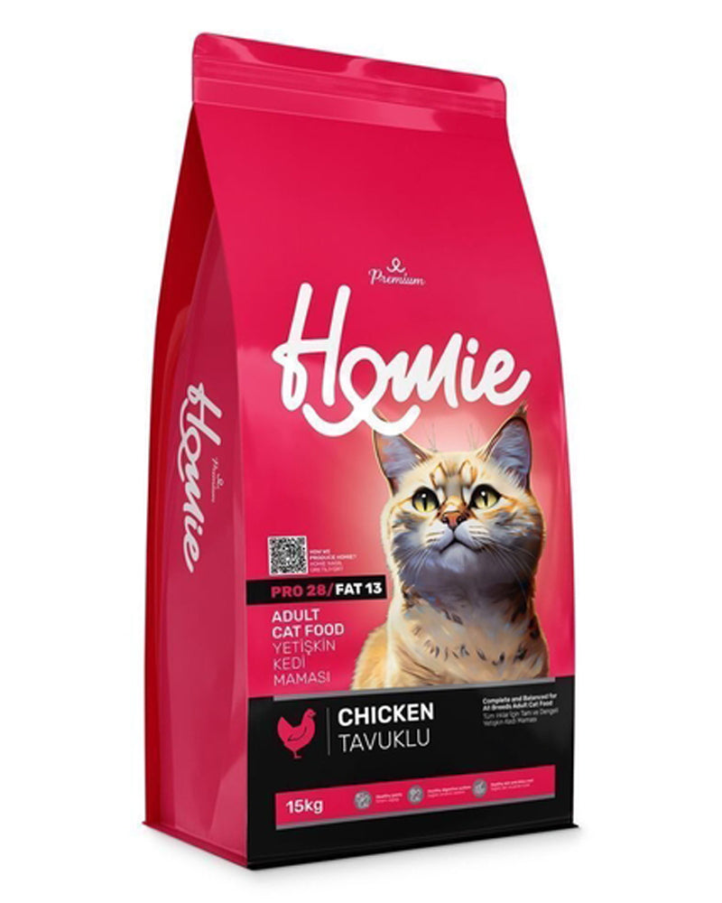Homie Premium Tavuklu Yetişkin Kedi Maması 15 Kg