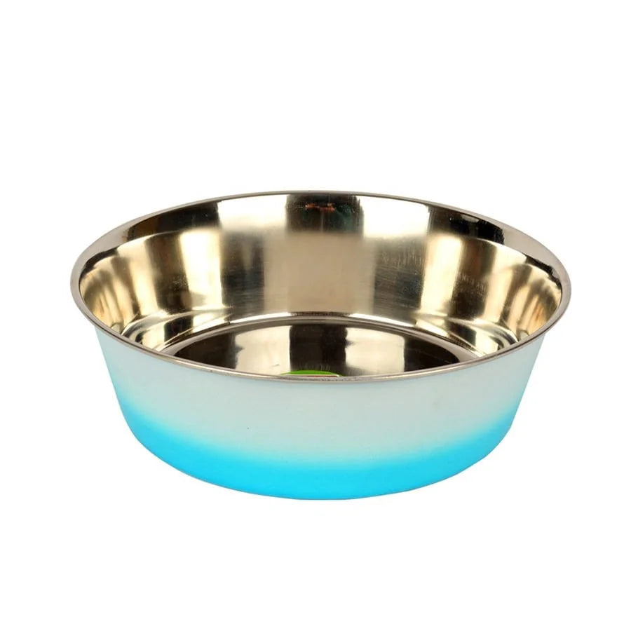 Flip Çift Renkli Çelik Mama Kabı 13 cm