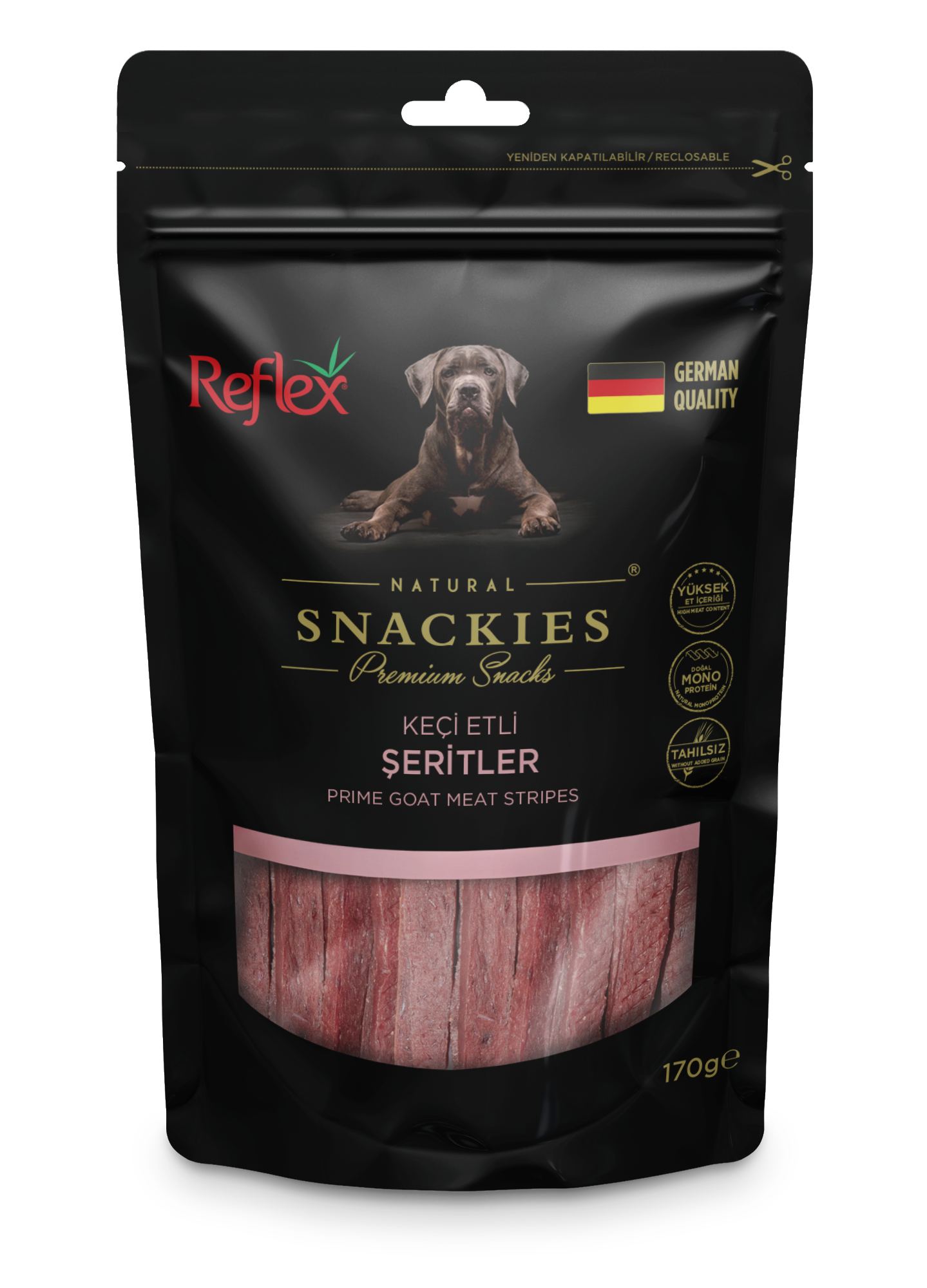 Snackies / Keçi Etli Şeritler REFLEX