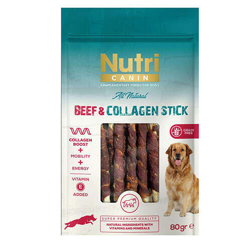 Nutri Canin Beef Collagen Stick Biftekli Köpek Ödülü