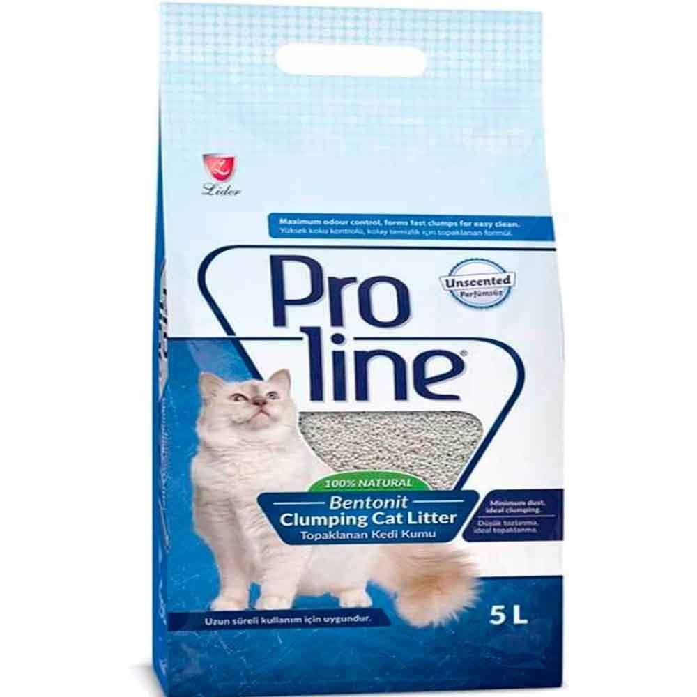 Pro Line Parfümsüz Kedi Kumu 5 LT
