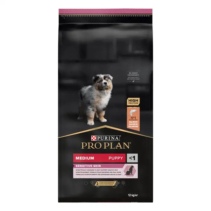 Pro Plan Puppy Sensitive Somon ve Pirinç Orta Irk Yavru Köpek Maması 12 kg