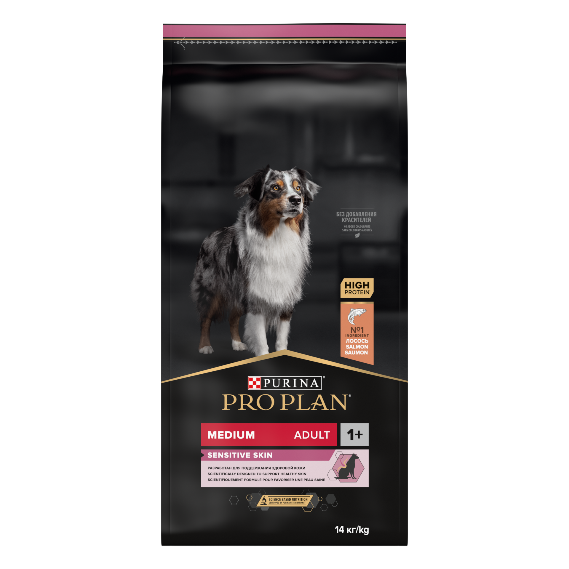 Pro Plan Somonlu Orta Irk Hassas Derili Yetişkin Köpek Maması 14kg