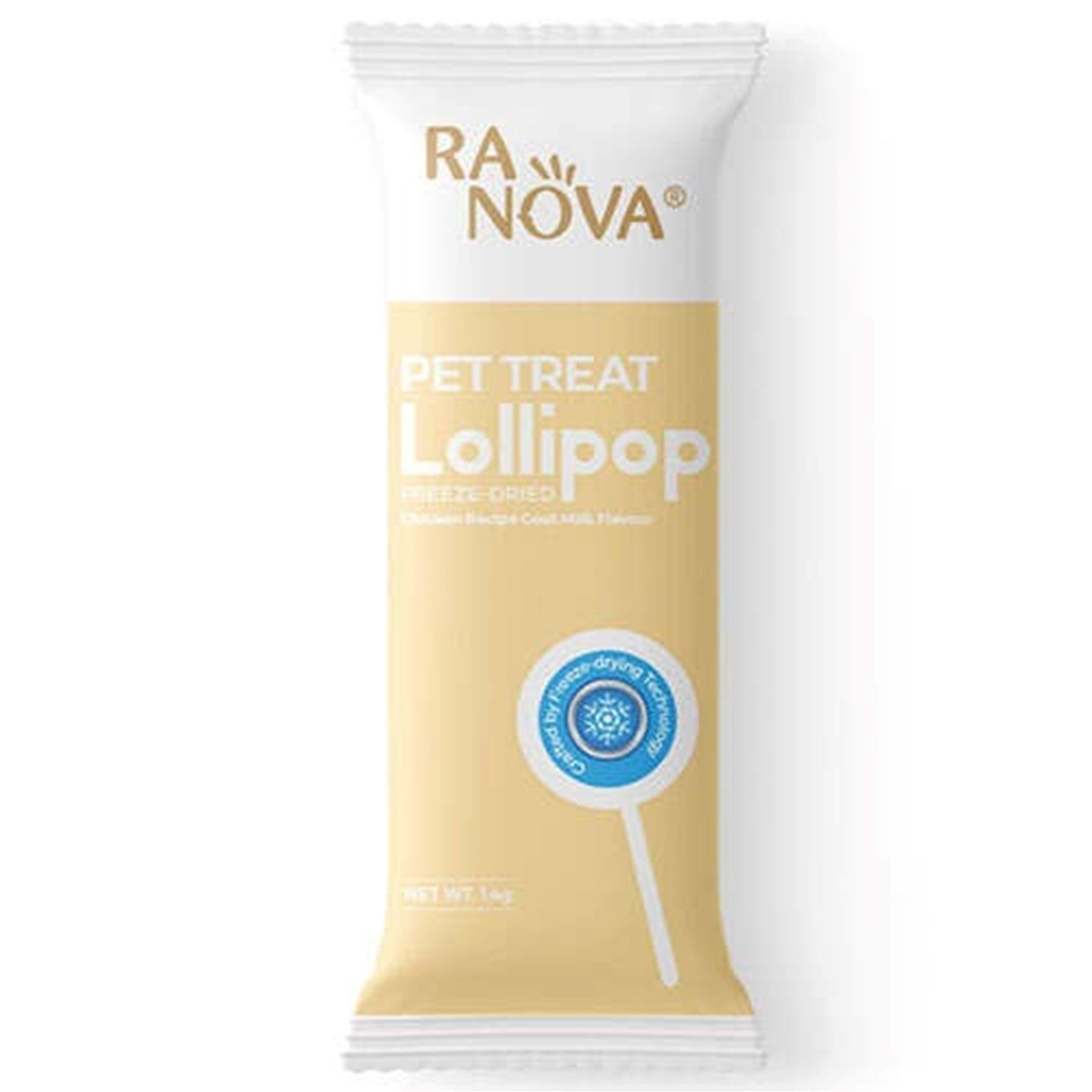 Ranova Kızılcık, Arpa Otu &amp; Keçi Sütü Aromalı Dondurularak Kurutulmuş Kedi Ödülü Lolipop 1.4 Gr 🐱🍒