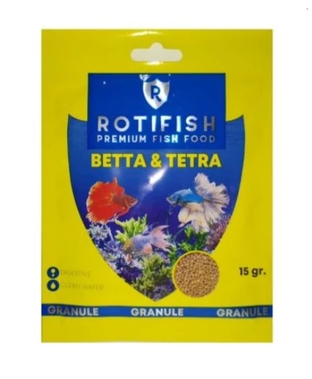 Rotifish Betta Tetra Feed 15 Gr Balık yemi