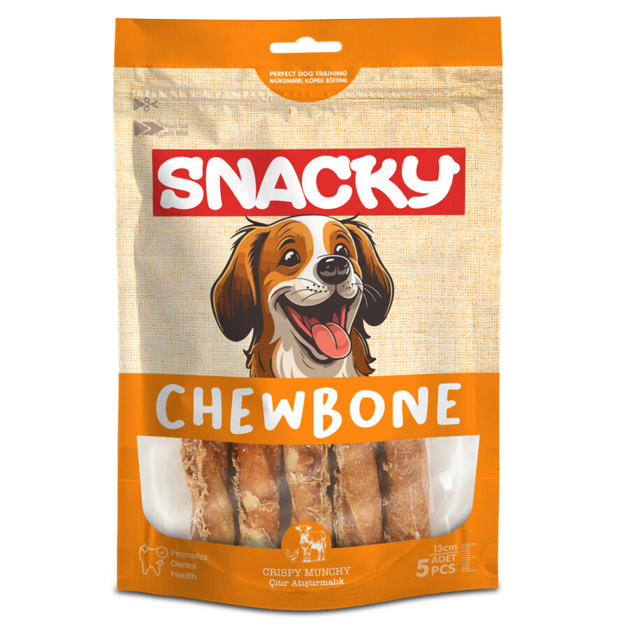 Snacky Çıtır Munchy Köpek Ödül Tavuklu 13 cm 5'li