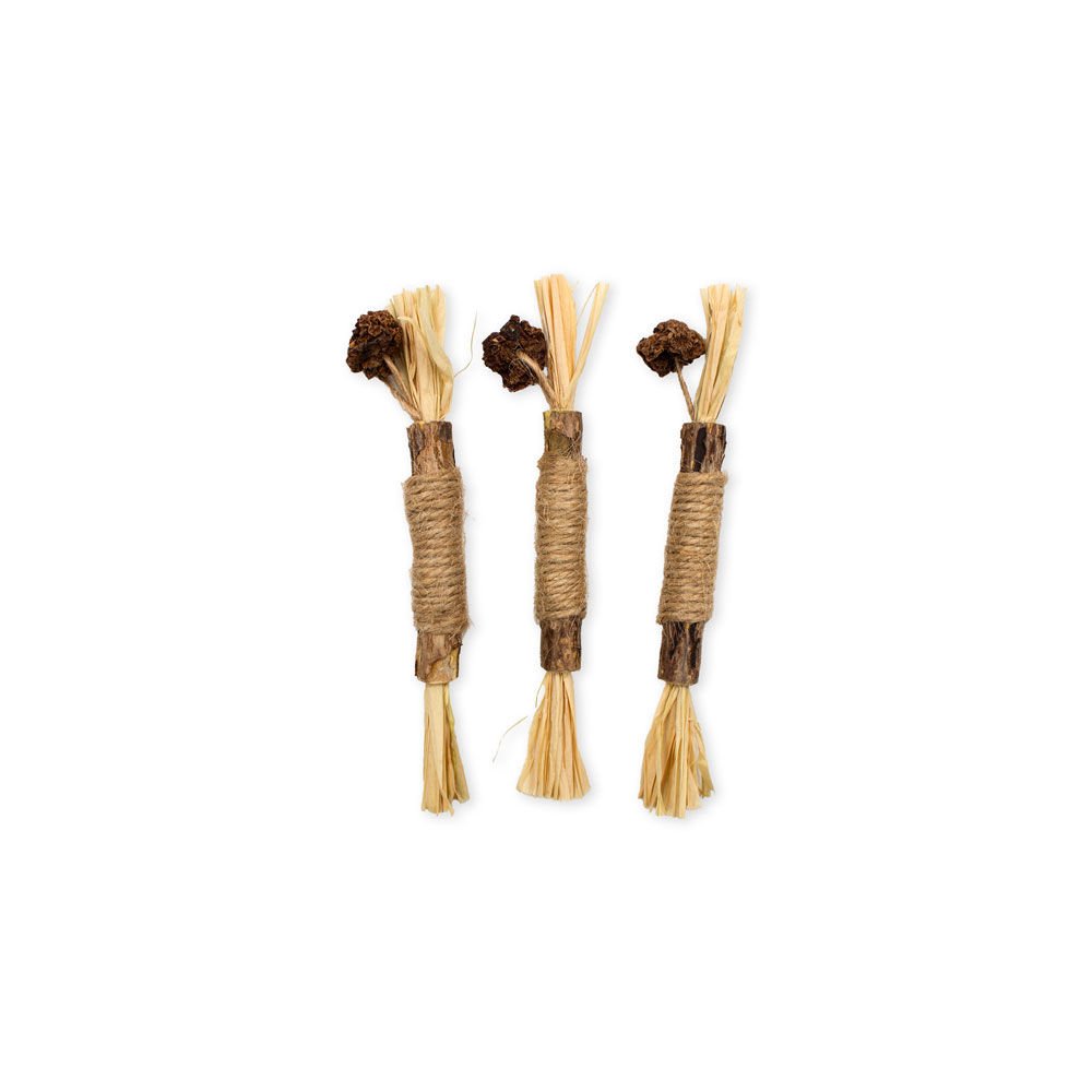 Cattie Matatabi İçerikli Kedi Oyuncağı Püsküllü Çubuk 3lü