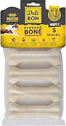 Delibon Gerçek Deriden Press Kemik Köpek Ödülü 12 cm 4’lü