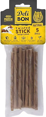 Delibon Deri Burgu Çubuk İnce 20 Li Paket Naturel
