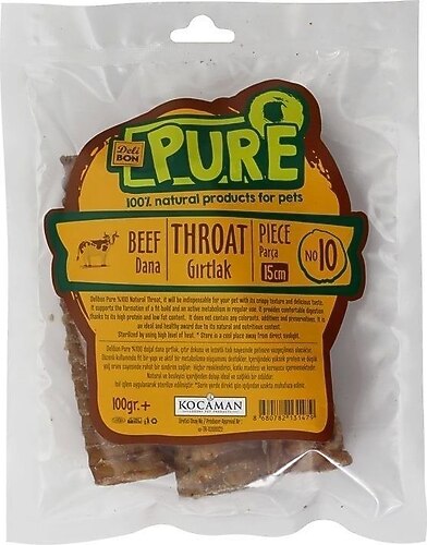 Delibon Pure Dana Kurutulmuş Gırtlak 100gr