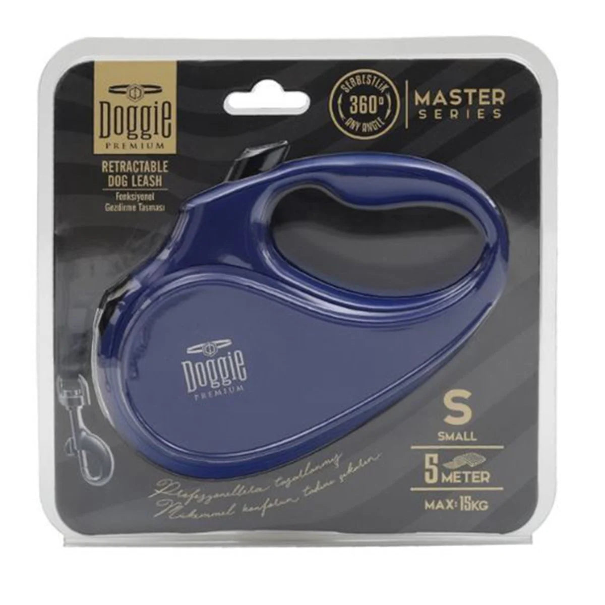 Doggie Otomatik Uzatma Tasması Master Serisi – Lacivert