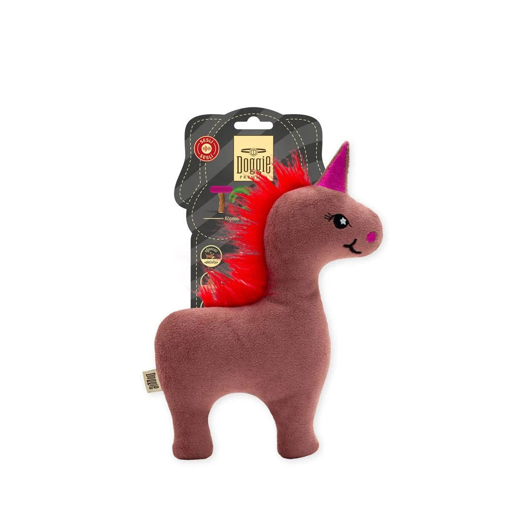 Doggie Premium Peluş Köpek Oyuncağı – Unicorn 20Cm