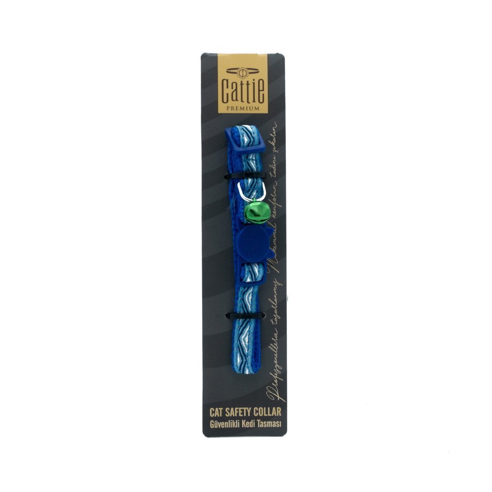 Cattie Özel Desenli Dokumadan El Yapımı Kedi Boyun Tasması
