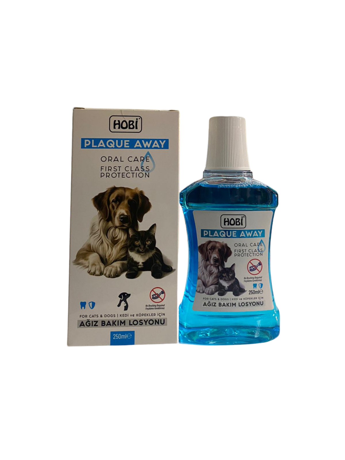 Hobi Plaque Away Ağız Bakım Losyonu – Kedi ve Köpekler İçin