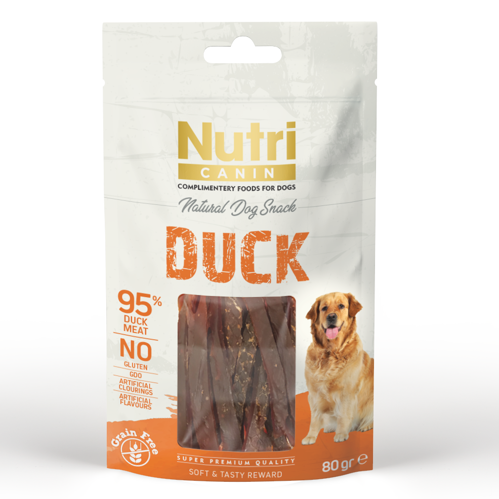 NUTRİ %100 Doğal Ördek Atıştırmalık Tamamlayıcı Köpek Ödülü