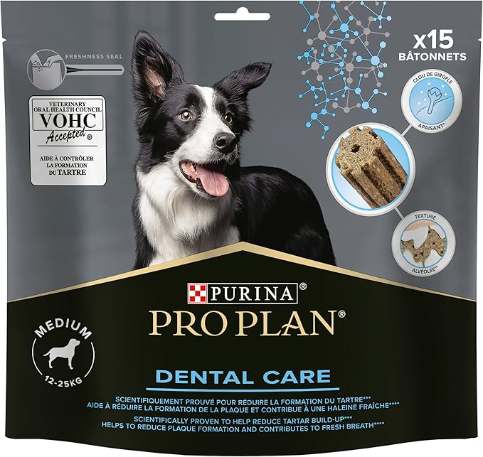 Pro Plan Medium Breed Dental Care Orta Ve Büyük Irk Köpekler Için Diş Sağlığı Ödülü 15 Parça 345Gr