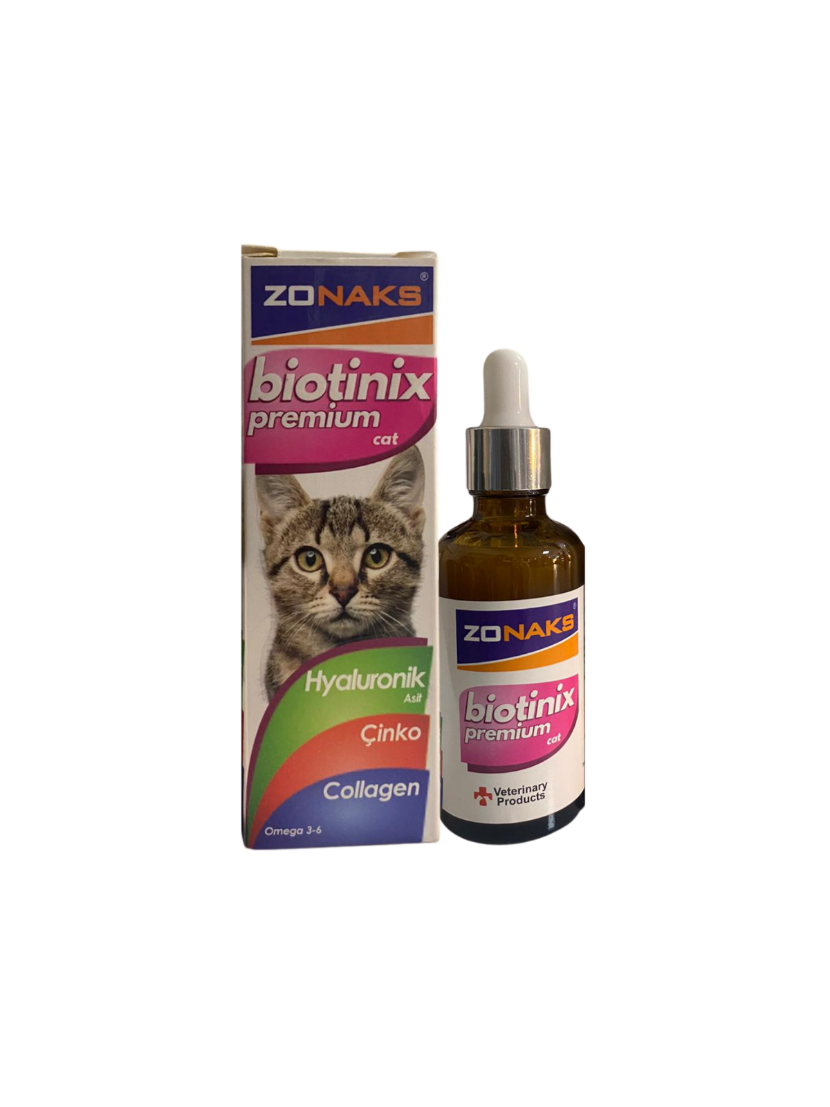Zonaks Biotinix Premium Cat – Kedi Deri ve Tüy Sağlığı Destekleyici Takviye