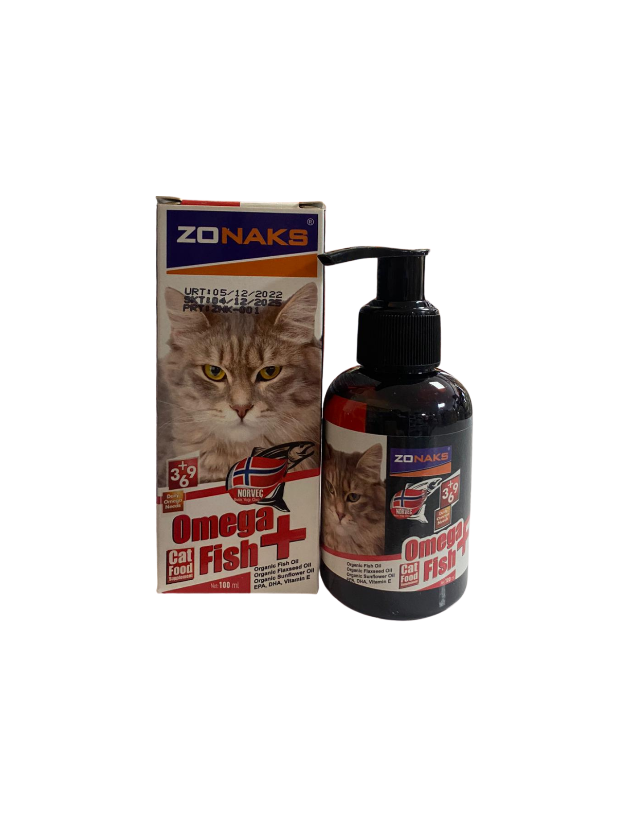 Zonaks Omega Fish+ Cat Food Supplement – Kedi Balık Yağı Takviyesi